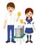 Voting - Japanese High School Student Couple - Short Sleeved