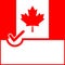 Voting symbol Canada flag