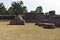 Votive stupas in the Buddhist complex, famous for its Great Stupa.