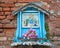 Votive wall shrine dedicated to the Virgin Mary in Venice, Italy