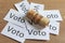 `Voto` in portuguese: Vote, political corruption in Brazil and the purchase of votes in elections.