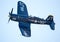 Vought F4U Corsair Fighter Airplane in Flight