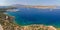 Vouliagmeni bay from above, Athens - Greece.