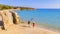 Voulisma Beach Istron Crete Greece, the most beautiful beaches of Crete island Istron Bay