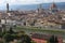 VPanoramic view over Florence Italy with city river, Tuscany, Italy