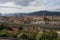 VPanoramic view over Florence Italy with city river, Tuscany, Italy