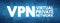 VPN - Virtual Private Network acronym