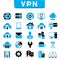 VPN, virtual private network icons