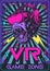VR game zone poster colorful