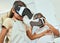 VR, gaming kids and cyber vision, metaverse and fantasy media for video games education, iot innovation and creative