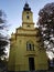 Vrbas local restored Protestant church in the town center