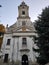 Vrbas local restored Protestant church in the town center