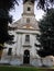 Vrbas local restored Protestant church in the town center