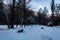 Vrelo Bosne covered by snow