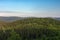 Vresnik, view from upper water reservoir of the pumped storage hydro power plant Dlouhe Strane in Jeseniky Mountains, Czech