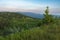 Vresnik, view from upper water reservoir of the pumped storage hydro power plant Dlouhe Strane in Jeseniky Mountains, Czech