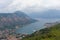 Vrmac mountain and Bay of Kotor. Montenegro