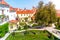 Vrtbovska garden - beautiful baroque garden multiple terraced platforms, Lesser Town of Prague, Czech Republic