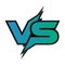Vs battle Logo combat Versus Sign