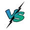 Vs Versus logo fight duel clipart