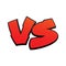 Vs  Versus Logo fight duel sign
