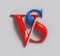 VS Versus Sign 3D Render Company Letter Logo
