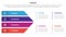 vuca framework infographic 4 point stage template with big arrow shape combination for slide presentation