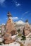 Vulcanic columns relief in Cappadocia