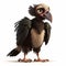 Vulture Cartoon Style. Generative AI