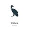 Vulture vector icon on white background. Flat vector vulture icon symbol sign from modern animals collection for mobile concept