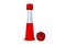 Vuvuzela red alternating white cheer football support trumpet fans