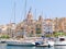 VVew of the beautiful harbor and the old town of Birgu. Malta