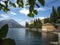 Vview of Lake Como from the town of Varenna