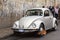 VW Beetle with Wheel Clamps in La Paz, Bolivia