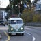 VW Bully, Volkswagen, Vintage Van on roadtrip