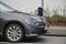 VW volks wagen and Toyota electric auto a charge opint
