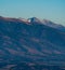 Vysoke Tatry mountains from Velky Choc hill summit in Slovakia