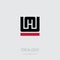 W and M - initials, logo. WM - monogram template or logotype. Design element or icon