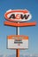 A&W Restaurant Sign