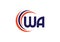 W A, WA Initial Letter Logo design vector template, Graphic Alphabet Symbol for Corporate Business Identity