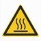 W017 ISO 7010 Registered safety signs Warnings Hot surface