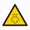 W080 ISO 7010 Graphical symbols Registered Safety Sign Warning Hot steam