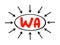 WA - With Average is an ocean marine policy provision that covers partial loss of below deck cargo on the same basis as a total