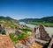 The Wachau Valley seen from the ruin Hinterhaus