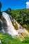 Wachirathan Waterfall at Doi Inthanon National Park, Mae Chaem District, Chiang Mai Province, Thailand. Fresh flowing water in
