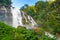 Wachirathan Waterfall at Doi Inthanon National Park, Mae Chaem District, Chiang Mai Province, Thailand. Fresh flowing water in