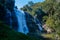 Wachirathan waterfall Doi Inthaonon national park Thailand Chiang Mai, beautiful waterfall in Doi Inthanon national park