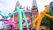 Wacky Waving Inflatable Tube Man Luna Park 3D Rendering Green Screen
