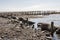 Wadden Sea UNESCO National Park, near Mando island - Denmark,