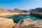 Wadi Beeh Dam in Jebel Jais mountain in Ras Al Khaimah emirate of UAE